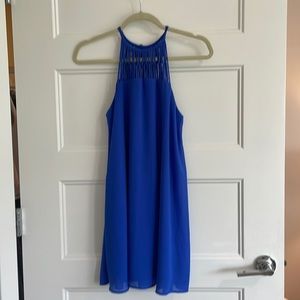 Lulus electric blue mini dress